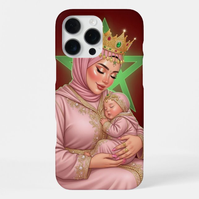 Funda Para iPhone Estuche personalizado marroquí para madre y teléfo (Reverso )