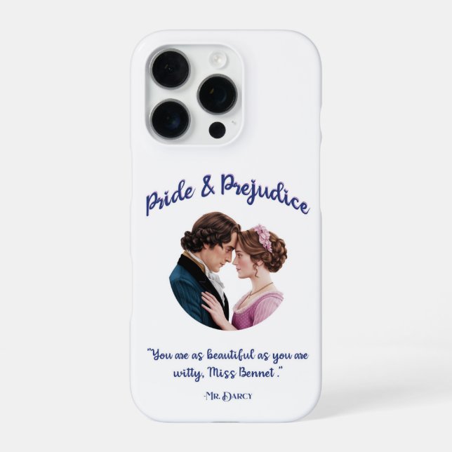 Funda Para iPhone Estuche Pride & Prejudice para iPhone (Reverso)