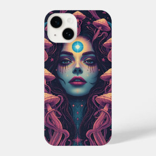 Funda Para iPhone 14 Estuche Psicodélico Tercer Teléfono Ocular