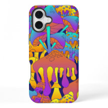 Estuche Psychedelic Drippy Mushroom para iPhone /