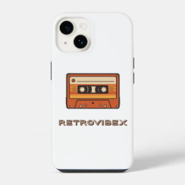 Funda Para iPhone 14 Estuche Retro Cassette Phone - Estilo de época