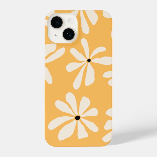 Funda Para iPhone Estuche Retro Daisy Delight para iPhone (Reverso )