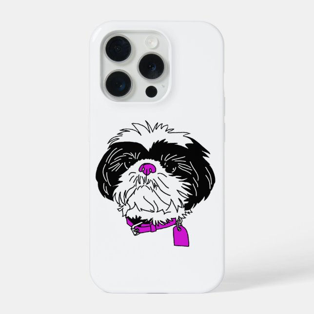 Funda Para iPhone Estuche Shih Tzu Phone (Reverso )