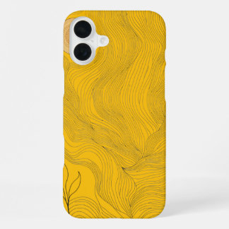 Funda Para iPhone 16 Plus Estuche simple y abstracto de rayas para iPhone / 