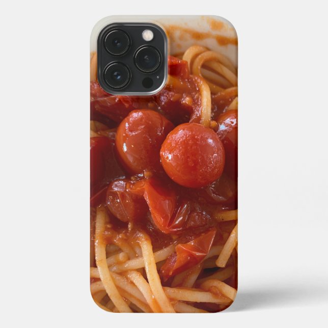 Funda Para iPhone Estuche Spaghetti Dish Phone (Reverso )