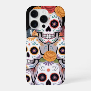 Funda Para iPhone 16 Pro Estuche Sugar Skull para iPhone