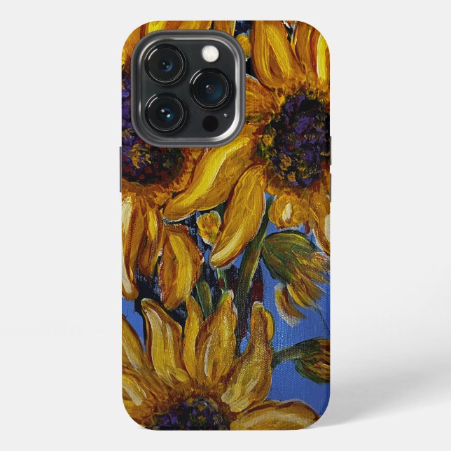 Funda Para iPhone Estuche Sunflower iPhone / iPad (Reverso )
