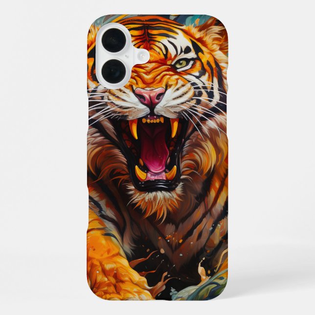 Funda Para iPhone Estuche Tiger Phone (Reverso )