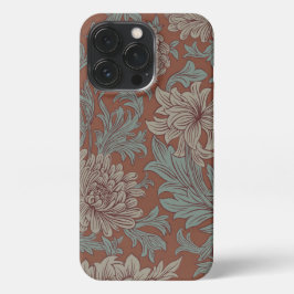 Funda Para iPhone 13 Pro Estuche William Morris Chrysanthemum Pattern iPhon