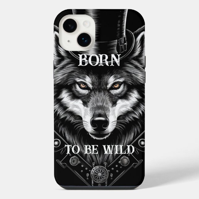 Funda Para iPhone Estuche Wolf Phone (Reverso)