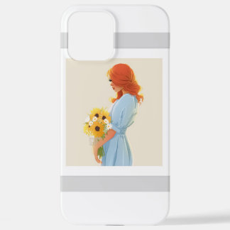 Funda Para iPhone 12 Pro Max estuche y herramienta para iphone de girasol