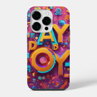 Funda Para iPhone 14 Pro Estuches 3D coloridos para iPhone