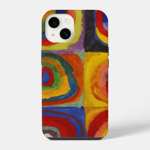 Funda Para iPhone 14 Estudio de color de cuadrados y círculos de Kandin