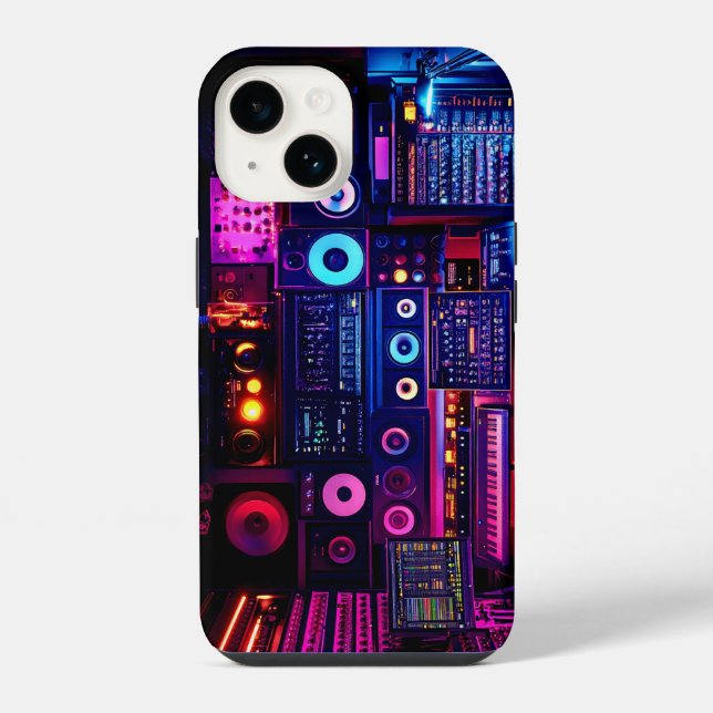 Funda Para iPhone Estudio de Música (Reverso )