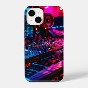 Funda Para iPhone 14 Estudio de Música en Casa