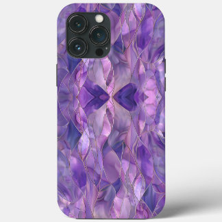 Funda Para iPhone 13 Pro Max Ethereal Amethyst Flow Elegant Resumen Púrpura
