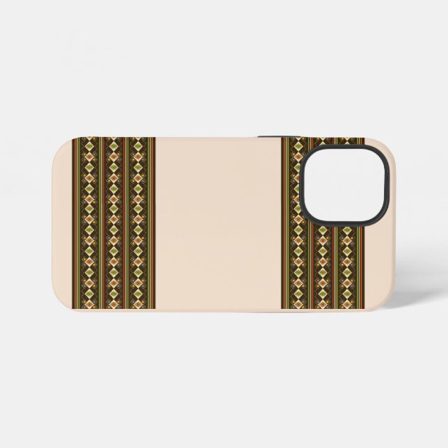 Funda Para iPhone Ethiopian Tebeb Pattern (Reverso Horizontal)