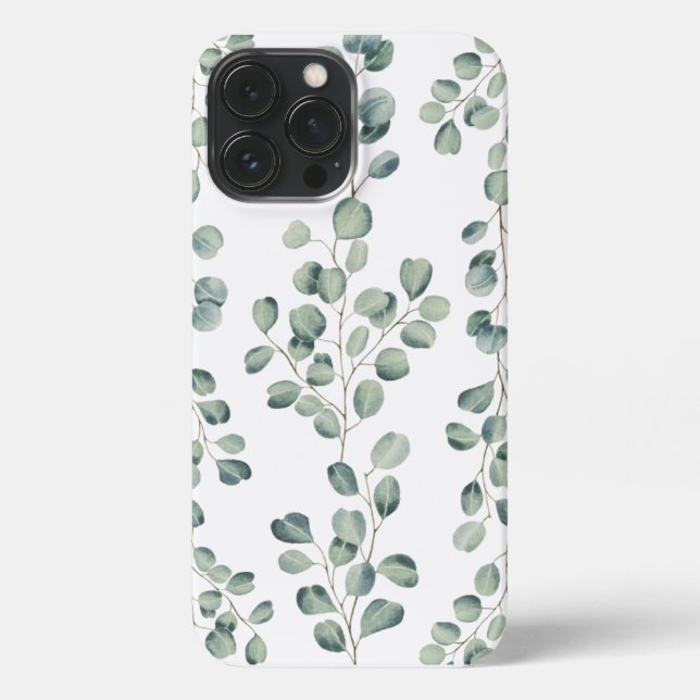 Funda Para iPhone Eucalyptus Pattern iphone cover  (Reverso )