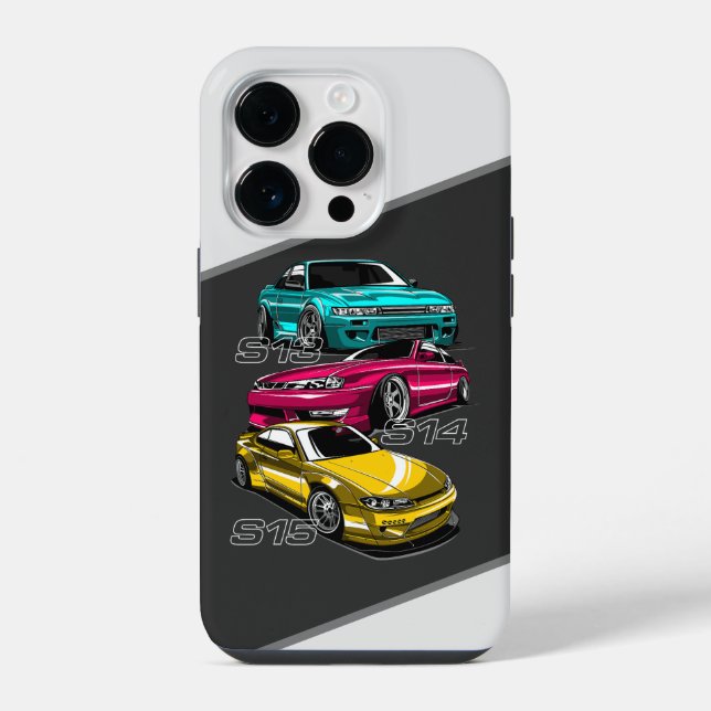 FUNDA PARA iPhone EVOLUCIÓN DEL CHASIS DE SILVIA "S" (Reverso )