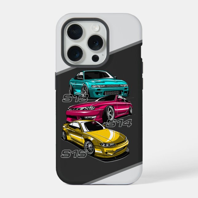 FUNDA PARA iPhone EVOLUCIÓN DEL CHASIS DE SILVIA "S" (Reverso )