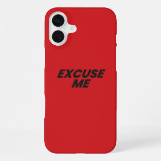 FUNDA PARA iPhone 16 PLUS EXCUSA EL CASO DEL TELÉFONO