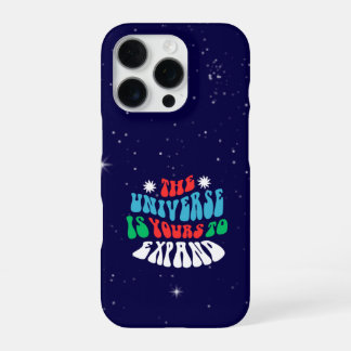 Funda Para iPhone 16 Pro Expand the Universe – Motivational Galaxy