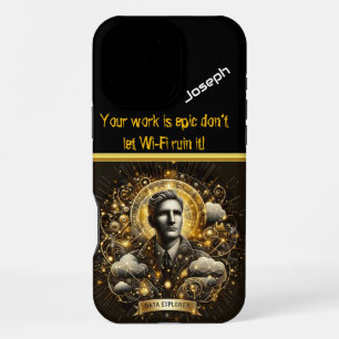 Funda Para iPhone 16 Pro Max Explorando paisajes de datos con una mente visiona
