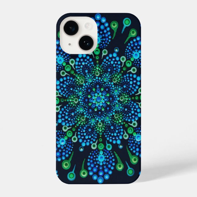 Funda Para iPhone Explosión de flores (Reverso )