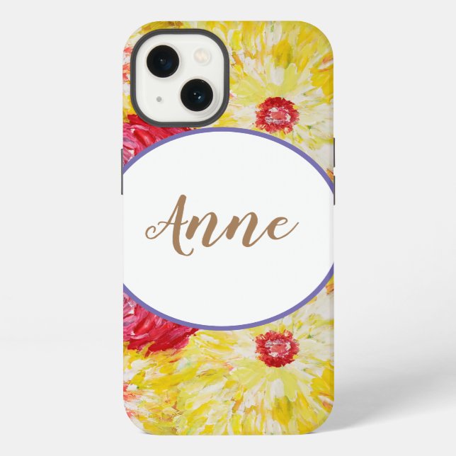 Funda Para iPhone Explosión de primavera (Reverso )