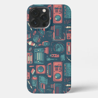 Funda Para iPhone 13 Pro Max Explosión del pasado: tecnología de los 80
