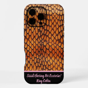 Funda Para iPhone 16 Pro Max Exposición artística de un intrincado piel de serp