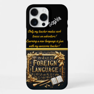 Funda Para iPhone 16 Pro Max Expresión creativa en idiomas extranjeros
