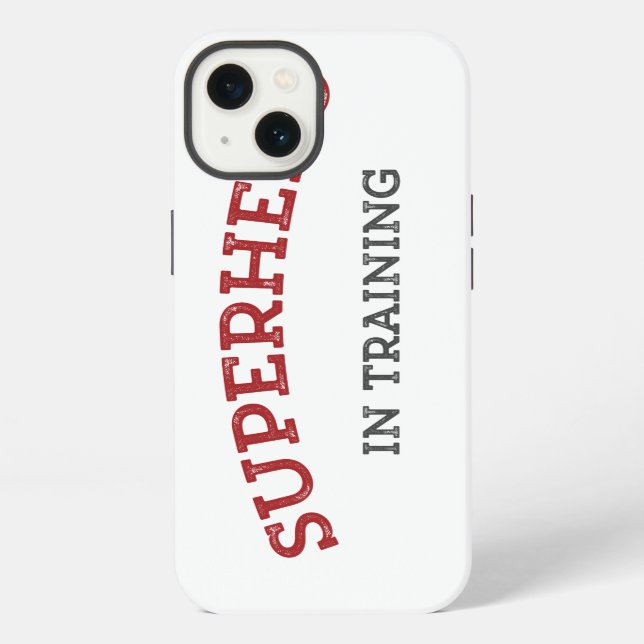 Funda para iPhone EXTRA DURO SUPERHÉROE EN ENTRENA (Reverso )