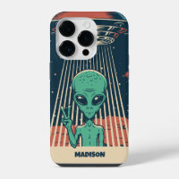 Extranjero de OVNI de nombre personalizado