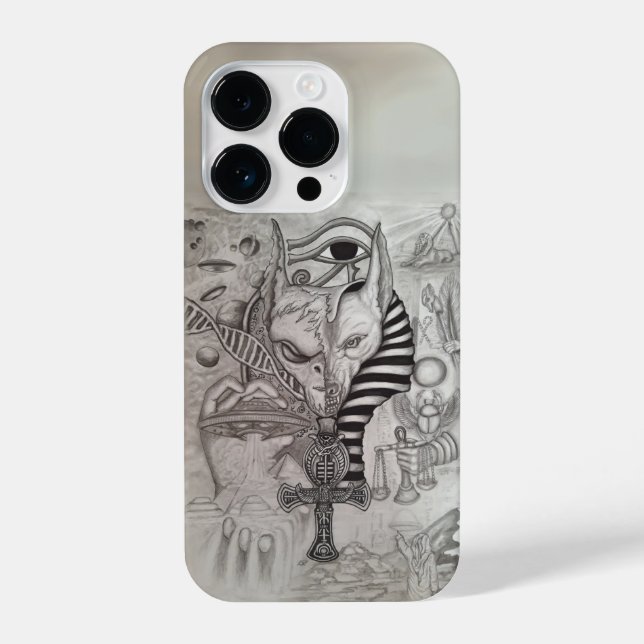 Funda Para iPhone Extranjeros antiguos, Anubis (Reverso )