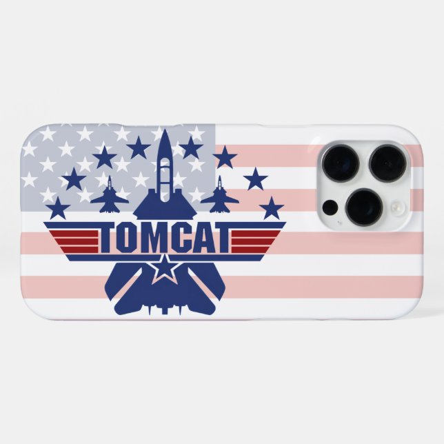 FUNDA PARA iPhone F-14 TOMCAT "EE. UU." (Reverso Horizontal)
