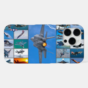 FUNDA PARA iPhone 16 PRO MAX F-35 LUCES II "MONTAJE"