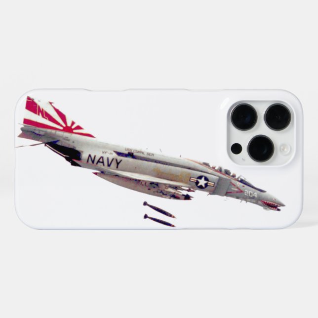 FUNDA PARA iPhone F-4 FANTASMA (Reverso Horizontal)