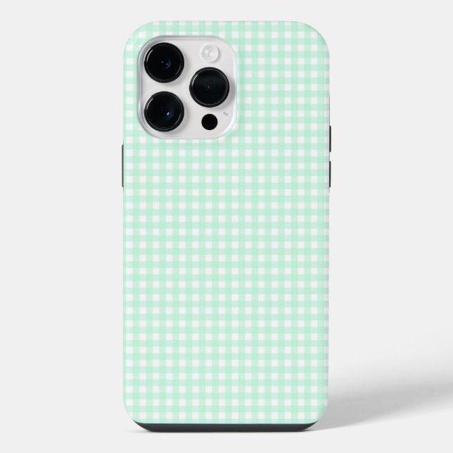 Funda Para iPhone F&L Green Gingham (Reverso )
