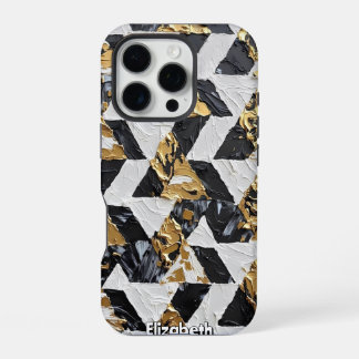 Funda Para iPhone 16 Pro Facetas opulentas: trío texturizado