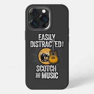 Funda Para iPhone 13 Pro Fácilmente Distraído por el Scotch y la Música Cas