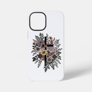 Funda Para iPhone 12 Mini Faith and Flowers