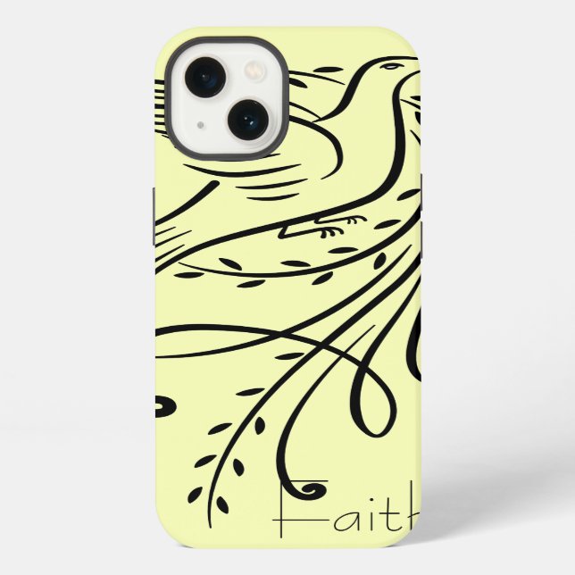 Funda Para iPhone Faith Dove (Reverso )