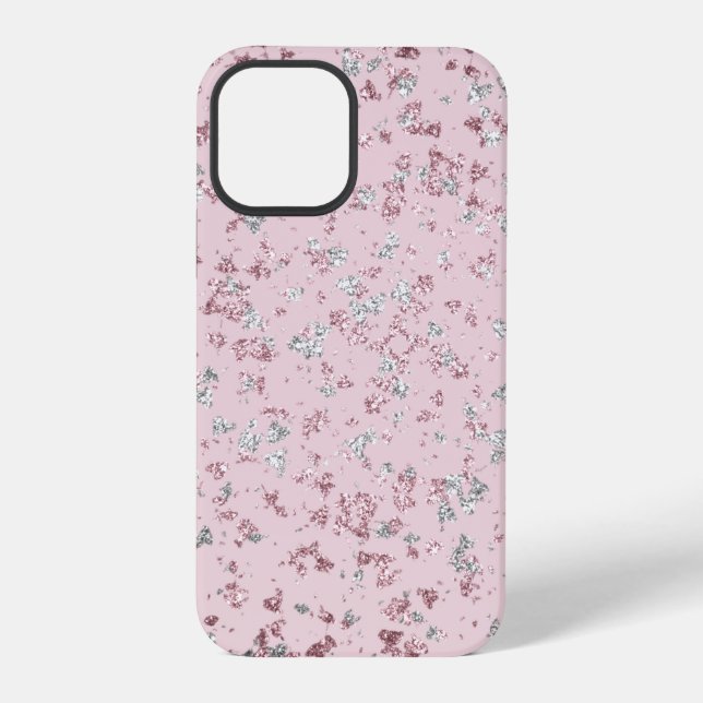 Funda Para iPhone Fallos Purpurinas Rubor y Silver (Reverso )