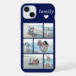 Familia Moderna 6 Foto Azul Marino