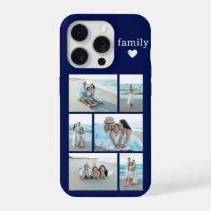 Familia Moderna 6 Foto Azul Marino