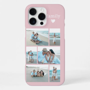 Funda Para iPhone 16 Pro Max Familia Moderna 6 Rosa Sonrojo de Foto