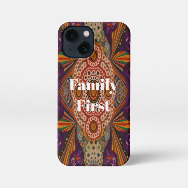 Funda Para iPhone Family First Quote Phone Cover – Protective iPhone (Reverso )