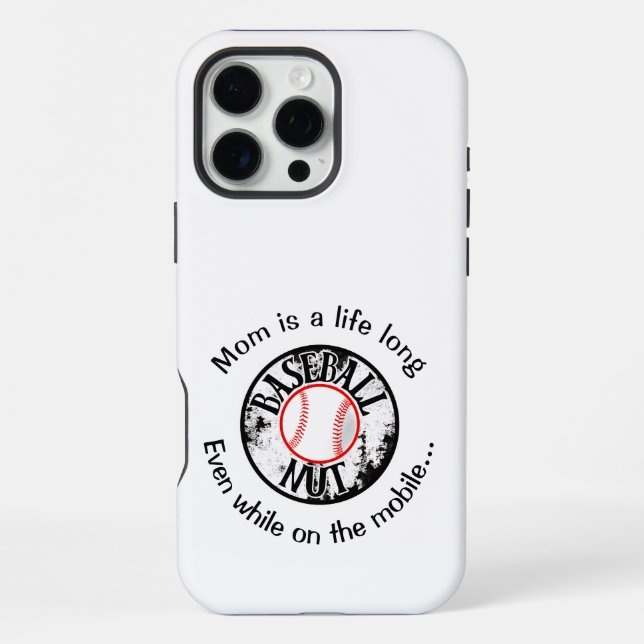 Funda Para iPhone Fanático del béisbol   (Reverso )