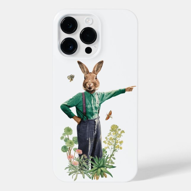 FUNDA PARA iPhone FANCY RABBIT FARMER (Reverso)